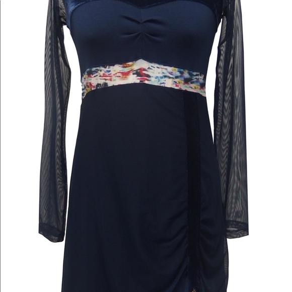 Maloka size 2 (same as US size 6) navy dress - Picture 6 of 6